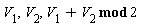 V__1, V__2, `mod`(V__1+V__2, 2)
