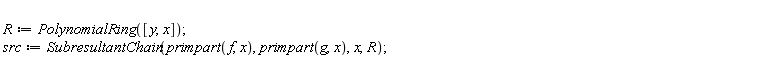 R := RegularChains:-PolynomialRing([y, x]);