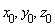 x[0], y[0], z[0]