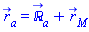 r_[a](t) = `&Ropf;_`[a](t)+r__M_(t)