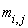 `m__i,j`
