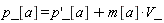 p_[a] = (diff(p(x), x))*_[a]+m[a]*V_
