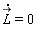 diff(`#mover(mi("L"),mo("&rarr;"))`(t), t) = 0