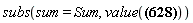 subs(sum = Sum, value(%diff(%diff((1/2)*(Sum(m[i]*Physics[Vectors][Norm](Omega_(t))^2*Physics[Vectors][Norm](`r'_`[i])^2-m[i]*Physics[Vectors][`.`](Omega_(t), `r'_`[i])^2, i = 1 .. n))+(1/2)*Physics[Vectors][Norm](V_(t))^2*mu+U(R_(t), Phi_(t)), Omega_(t)), t) = %diff((1/2)*(Sum(m[i]*Physics[Vectors][Norm](Omega_(t))^2*Physics[Vectors][Norm](`r'_`[i])^2-m[i]*Physics[Vectors][`.`](Omega_(t), `r'_`[i])^2, i = 1 .. n))+(1/2)*Physics[Vectors][Norm](V_(t))^2*mu+U(R_(t), Phi_(t)), Phi_(t))))