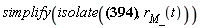 simplify(isolate(M*r__M_(t)/(m*n+M)+m*(Sum(`&Ropf;_`[a](t), a = 1 .. n))/(m*n+M)+m*r__M_(t)*n/(m*n+M) = 0, r__M_(t)))