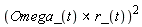 `&x`(Omega_(t), r_(t))^2