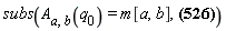subs(A[a, b](q__0) = m[a, b], T = (1/2)*(Sum(Sum(A[a, b](q__0)*(diff(x[a](t), t))*(diff(x[b](t), t)), a = 1 .. n), b = 1 .. n)))