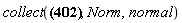 collect(L = -(1/2)*m^2*Physics[Vectors][Norm](diff(`&Ropf;_`[1](t), t))^2/(M+m)+(1/2)*m*Physics[Vectors][Norm](diff(`&Ropf;_`[1](t), t))^2-U, Norm, normal)