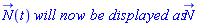 N_(t)*`will now be displayed as`*N_