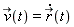`#mover(mi("v"),mo("&rarr;"))`(t) = diff(`#mover(mi("r"),mo("&rarr;"))`(t), t)