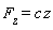 F[z] = c*z