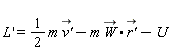 diff(L(x), x) = (1/2)*m*`#mover(mi("v'"),mo("&rarr;"))`-m*`#mover(mi("W"),mo("&rarr;"))`.`#mover(mi("r'"),mo("&rarr;"))`-U