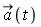 `#mover(mi("a"),mo("&rarr;"))`(t)