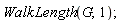 WalkLength(G, 1)