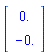 Vector[column]([[0.], [-0.]])