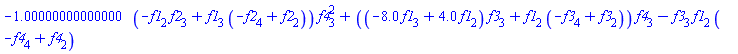 -1.00000000000000*(-f1[2]*f2[3]+f1[3]*(-f2[4]+f2[2]))*f4[3]^2+((-8.0*f1[3]+4.0*f1[2])*f3[3]+f1[2]*(-f3[4]+f3[2]))*f4[3]-f3[3]*f1[2]*(-f4[4]+f4[2])