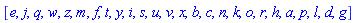 [e, j, q, w, z, m, f, t, y, i, s, u, v, x, b, c, n, k, o, r, h, a, p, l, d, g]
