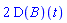 2*(D(B))(t)
