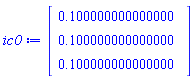 Vector(3, {(1) = .1000000000000000, (2) = .1000000000000000, (3) = .1000000000000000})