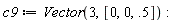 c9 := Vector(3, [0, 0, .5]):