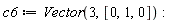 c6 := Vector(3, [0, 1, 0]):