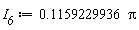 I__6 := .1159229936*Pi