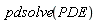 pdsolve(PDE)
