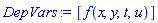 [f(x, y, t, u)]