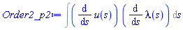 Int((diff(u(s), s))*(diff(lambda(s), s)), s)