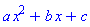 a*x^2+b*x+c