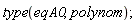 type(eqA0, polynom);