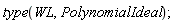 type(WL, PolynomialIdeals:-PolynomialIdeal);