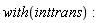 with(inttrans):