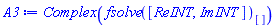 Complex(fsolve([ReINT, ImINT])[])