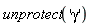 unprotect('gamma')