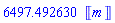 6497.492630*Units:-Unit(m)
