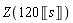 Z(120*Unit('s'))