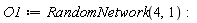 O1 := GraphTheory:-RandomGraphs:-RandomNetwork(4, 1):
