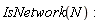 IsNetwork(N):