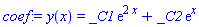 y(x) = _C1*exp(2*x)+_C2*exp(x)