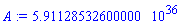 HFloat(5.911285325999999e36)