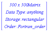 RTABLE(18446744074191847422, anything, Matrix, rectangular, Fortran_order, [], 2, 1 .. 300, 1 .. 300)