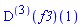((D@@3)(f3))(1)
