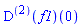 ((D@@2)(f1))(0)