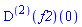 ((D@@2)(f2))(0)