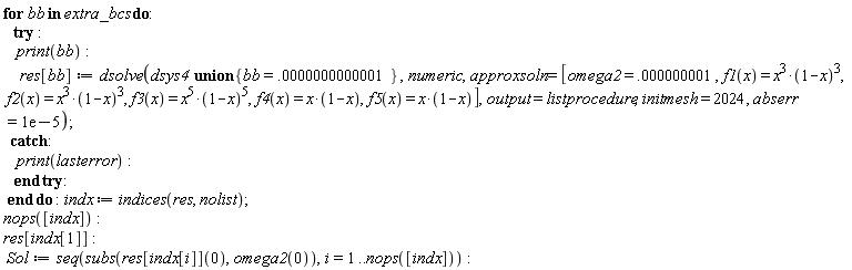 Typesetting:-mrow(Typesetting:-mo("for", bold = "true", mathvariant = "bold", fontweight = "bold", fence = "false", separator = "false", stretchy = "false", symmetric = "false", largeop = "false", movablelimits = "false", accent = "false", lspace = "0.0em", rspace = "0.0em"), Typesetting:-mo(" ", mathvariant = "normal", fence = "false", separator = "false", stretchy = "false", symmetric = "false", largeop = "false", movablelimits = "false", accent = "false", lspace = "0.0em", rspace = "0.0em"), Typesetting:-mi("bb", italic = "true", mathvariant = "italic"), Typesetting:-mo(" ", mathvariant = "normal", fence = "false", separator = "false", stretchy = "false", symmetric = "false", largeop = "false", movablelimits = "false", accent = "false", lspace = "0.0em", rspace = "0.0em"), Typesetting:-mo("in", bold = "true", mathvariant = "bold", fontweight = "bold", fence = "false", separator = "false", stretchy = "false", symmetric = "false", largeop = "false", movablelimits = "false", accent = "false", lspace = "0.0em", rspace = "0.0em"), Typesetting:-mo(" ", mathvariant = "normal", fence = "false", separator = "false", stretchy = "false", symmetric = "false", largeop = "false", movablelimits = "false", accent = "false", lspace = "0.0em", rspace = "0.0em"), Typesetting:-mi("extra_bcs", italic = "true", mathvariant = "italic"), Typesetting:-mo(" ", mathvariant = "normal", fence = "false", separator = "false", stretchy = "false", symmetric = "false", largeop = "false", movablelimits = "false", accent = "false", lspace = "0.0em", rspace = "0.0em"), Typesetting:-mo("do", bold = "true", mathvariant = "bold", fontweight = "bold", fence = "false", separator = "false", stretchy = "false", symmetric = "false", largeop = "false", movablelimits = "false", accent = "false", lspace = "0.0em", rspace = "0.0em"), Typesetting:-mo(":", mathvariant = "normal", fence = "false", separator = "false", stretchy = "false", symmetric = "false", largeop = "false", movablelimits = "false", accent = "false", lspace = "0.2777778em", rspace = "0.2777778em"), Typesetting:-mspace(height = "0.0ex", width = "0.0em", depth = "0.0ex", linebreak = "newline"), Typesetting:-mo(" ", mathvariant = "normal", fence = "false", separator = "false", stretchy = "false", symmetric = "false", largeop = "false", movablelimits = "false", accent = "false", lspace = "0.0em", rspace = "0.0em"), Typesetting:-mo(" ", mathvariant = "normal", fence = "false", separator = "false", stretchy = "false", symmetric = "false", largeop = "false", movablelimits = "false", accent = "false", lspace = "0.0em", rspace = "0.0em"), Typesetting:-mo(" ", mathvariant = "normal", fence = "false", separator = "false", stretchy = "false", symmetric = "false", largeop = "false", movablelimits = "false", accent = "false", lspace = "0.0em", rspace = "0.0em"), Typesetting:-mo("try", bold = "true", mathvariant = "bold", fontweight = "bold", fence = "false", separator = "false", stretchy = "false", symmetric = "false", largeop = "false", movablelimits = "false", accent = "false", lspace = "0.0em", rspace = "0.0em"), Typesetting:-mo(" ", mathvariant = "normal", fence = "false", separator = "false", stretchy = "false", symmetric = "false", largeop = "false", movablelimits = "false", accent = "false", lspace = "0.0em", rspace = "0.0em"), Typesetting:-mo(":", mathvariant = "normal", fence = "false", separator = "false", stretchy = "false", symmetric = "false", largeop = "false", movablelimits = "false", accent = "false", lspace = "0.2777778em", rspace = "0.2777778em"), Typesetting:-mspace(height = "0.0ex", width = "0.0em", depth = "0.0ex", linebreak = "newline"), Typesetting:-mspace(height = "0.0ex", width = "0.0em", depth = "0.0ex", linebreak = "auto"), Typesetting:-mo(" ", mathvariant = "normal", fence = "false", separator = "false", stretchy = "false", symmetric = "false", largeop = "false", movablelimits = "false", accent = "false", lspace = "0.0em", rspace = "0.0em"), Typesetting:-mo(" ", mathvariant = "normal", fence = "false", separator = "false", stretchy = "false", symmetric = "false", largeop = "false", movablelimits = "false", accent = "false", lspace = "0.0em", rspace = "0.0em"), Typesetting:-mo(" ", mathvariant = "normal", fence = "false", separator = "false", stretchy = "false", symmetric = "false", largeop = "false", movablelimits = "false", accent = "false", lspace = "0.0em", rspace = "0.0em"), Typesetting:-mo(" ", mathvariant = "normal", fence = "false", separator = "false", stretchy = "false", symmetric = "false", largeop = "false", movablelimits = "false", accent = "false", lspace = "0.0em", rspace = "0.0em"), Typesetting:-mi("print", italic = "true", mathvariant = "italic"), Typesetting:-mfenced(Typesetting:-mrow(Typesetting:-mi("bb", italic = "true", mathvariant = "italic")), mathvariant = "normal"), Typesetting:-mo(":", mathvariant = "normal", fence = "false", separator = "false", stretchy = "false", symmetric = "false", largeop = "false", movablelimits = "false", accent = "false", lspace = "0.2777778em", rspace = "0.2777778em"), Typesetting:-mspace(height = "0.0ex", width = "0.0em", depth = "0.0ex", linebreak = "newline"), Typesetting:-mo(" ", mathvariant = "normal", fence = "false", separator = "false", stretchy = "false", symmetric = "false", largeop = "false", movablelimits = "false", accent = "false", lspace = "0.0em", rspace = "0.0em"), Typesetting:-mo(" ", mathvariant = "normal", fence = "false", separator = "false", stretchy = "false", symmetric = "false", largeop = "false", movablelimits = "false", accent = "false", lspace = "0.0em", rspace = "0.0em"), Typesetting:-mo(" ", mathvariant = "normal", fence = "false", separator = "false", stretchy = "false", symmetric = "false", largeop = "false", movablelimits = "false", accent = "false", lspace = "0.0em", rspace = "0.0em"), Typesetting:-mo(" ", mathvariant = "normal", fence = "false", separator = "false", stretchy = "false", symmetric = "false", largeop = "false", movablelimits = "false", accent = "false", lspace = "0.0em", rspace = "0.0em"), Typesetting:-mo(" ", mathvariant = "normal", fence = "false", separator = "false", stretchy = "false", symmetric = "false", largeop = "false", movablelimits = "false", accent = "false", lspace = "0.0em", rspace = "0.0em"), Typesetting:-mi("res", italic = "true", mathvariant = "italic"), Typesetting:-mfenced(Typesetting:-mrow(Typesetting:-mi("bb", italic = "true", mathvariant = "italic")), mathvariant = "normal", open = "[", close = "]"), Typesetting:-mo("&coloneq;", mathvariant = "normal", fence = "false", separator = "false", stretchy = "false", symmetric = "false", largeop = "false", movablelimits = "false", accent = "false", lspace = "0.2777778em", rspace = "0.2777778em"), Typesetting:-mi("dsolve", italic = "true", mathvariant = "italic"), Typesetting:-mfenced(Typesetting:-mrow(Typesetting:-mi("dsys4", italic = "true", mathvariant = "italic"), Typesetting:-mo(" ", mathvariant = "normal", fence = "false", separator = "false", stretchy = "false", symmetric = "false", largeop = "false", movablelimits = "false", accent = "false", lspace = "0.0em", rspace = "0.0em"), Typesetting:-mo(" ", mathvariant = "normal", fence = "false", separator = "false", stretchy = "false", symmetric = "false", largeop = "false", movablelimits = "false", accent = "false", lspace = "0.0em", rspace = "0.0em"), Typesetting:-mo("union", bold = "true", mathvariant = "bold", fontweight = "bold", fence = "false", separator = "false", stretchy = "false", symmetric = "false", largeop = "false", movablelimits = "false", accent = "false", lspace = "0.0em", rspace = "0.0em"), Typesetting:-mfenced(Typesetting:-mrow(Typesetting:-mi("bb", italic = "true", mathvariant = "italic"), Typesetting:-mo("=", mathvariant = "normal", fence = "false", separator = "false", stretchy = "false", symmetric = "false", largeop = "false", movablelimits = "false", accent = "false", lspace = "0.2777778em", rspace = "0.2777778em"), Typesetting:-mn(".0000000000001", mathvariant = "normal")), mathvariant = "normal", open = "{", close = "}"), Typesetting:-mo(" ", mathvariant = "normal", fence = "false", separator = "false", stretchy = "false", symmetric = "false", largeop = "false", movablelimits = "false", accent = "false", lspace = "0.0em", rspace = "0.0em"), Typesetting:-mo(",", mathvariant = "normal", fence = "false", separator = "true", stretchy = "false", symmetric = "false", largeop = "false", movablelimits = "false", accent = "false", lspace = "0.0em", rspace = "0.3333333em"), Typesetting:-mi("numeric", italic = "true", mathvariant = "italic"), Typesetting:-mo(",", mathvariant = "normal", fence = "false", separator = "true", stretchy = "false", symmetric = "false", largeop = "false", movablelimits = "false", accent = "false", lspace = "0.0em", rspace = "0.3333333em"), Typesetting:-mi("approxsoln", italic = "true", mathvariant = "italic"), Typesetting:-mo(" ", mathvariant = "normal", fence = "false", separator = "false", stretchy = "false", symmetric = "false", largeop = "false", movablelimits = "false", accent = "false", lspace = "0.0em", rspace = "0.0em"), Typesetting:-mo("=", mathvariant = "normal", fence = "false", separator = "false", stretchy = "false", symmetric = "false", largeop = "false", movablelimits = "false", accent = "false", lspace = "0.2777778em", rspace = "0.2777778em"), Typesetting:-mo(" ", mathvariant = "normal", fence = "false", separator = "false", stretchy = "false", symmetric = "false", largeop = "false", movablelimits = "false", accent = "false", lspace = "0.0em", rspace = "0.0em"), Typesetting:-mfenced(Typesetting:-mrow(Typesetting:-mi("omega2", italic = "true", mathvariant = "italic"), Typesetting:-mo("=", mathvariant = "normal", fence = "false", separator = "false", stretchy = "false", symmetric = "false", largeop = "false", movablelimits = "false", accent = "false", lspace = "0.2777778em", rspace = "0.2777778em"), Typesetting:-mo(" ", mathvariant = "normal", fence = "false", separator = "false", stretchy = "false", symmetric = "false", largeop = "false", movablelimits = "false", accent = "false", lspace = "0.0em", rspace = "0.0em"), Typesetting:-mn(".000000001", mathvariant = "normal"), Typesetting:-mo(",", mathvariant = "normal", fence = "false", separator = "true", stretchy = "false", symmetric = "false", largeop = "false", movablelimits = "false", accent = "false", lspace = "0.0em", rspace = "0.3333333em"), Typesetting:-mi("f1", italic = "true", mathvariant = "italic"), Typesetting:-mfenced(Typesetting:-mrow(Typesetting:-mi("x", italic = "true", mathvariant = "italic")), mathvariant = "normal"), Typesetting:-mo(" ", mathvariant = "normal", fence = "false", separator = "false", stretchy = "false", symmetric = "false", largeop = "false", movablelimits = "false", accent = "false", lspace = "0.0em", rspace = "0.0em"), Typesetting:-mo("=", mathvariant = "normal", fence = "false", separator = "false", stretchy = "false", symmetric = "false", largeop = "false", movablelimits = "false", accent = "false", lspace = "0.2777778em", rspace = "0.2777778em"), Typesetting:-mo(" ", mathvariant = "normal", fence = "false", separator = "false", stretchy = "false", symmetric = "false", largeop = "false", movablelimits = "false", accent = "false", lspace = "0.0em", rspace = "0.0em"), Typesetting:-msup(Typesetting:-mi("x", italic = "true", mathvariant = "italic"), Typesetting:-mrow(Typesetting:-mn("3", mathvariant = "normal")), superscriptshift = "0"), Typesetting:-mo("&sdot;", mathvariant = "normal", fence = "false", separator = "false", stretchy = "false", symmetric = "false", largeop = "false", movablelimits = "false", accent = "false", lspace = "0.0em", rspace = "0.0em"), Typesetting:-msup(Typesetting:-mfenced(Typesetting:-mrow(Typesetting:-mn("1", mathvariant = "normal"), Typesetting:-mo("&uminus0;", mathvariant = "normal", fence = "false", separator = "false", stretchy = "false", symmetric = "false", largeop = "false", movablelimits = "false", accent = "false", lspace = "0.2222222em", rspace = "0.2222222em"), Typesetting:-mi("x", italic = "true", mathvariant = "italic")), mathvariant = "normal"), Typesetting:-mrow(Typesetting:-mn("3", mathvariant = "normal")), superscriptshift = "0"), Typesetting:-mo(",", mathvariant = "normal", fence = "false", separator = "true", stretchy = "false", symmetric = "false", largeop = "false", movablelimits = "false", accent = "false", lspace = "0.0em", rspace = "0.3333333em"), Typesetting:-mo(" ", mathvariant = "normal", fence = "false", separator = "false", stretchy = "false", symmetric = "false", largeop = "false", movablelimits = "false", accent = "false", lspace = "0.0em", rspace = "0.0em"), Typesetting:-mi("f2", italic = "true", mathvariant = "italic"), Typesetting:-mfenced(Typesetting:-mrow(Typesetting:-mi("x", italic = "true", mathvariant = "italic")), mathvariant = "normal"), Typesetting:-mo(" ", mathvariant = "normal", fence = "false", separator = "false", stretchy = "false", symmetric = "false", largeop = "false", movablelimits = "false", accent = "false", lspace = "0.0em", rspace = "0.0em"), Typesetting:-mo("=", mathvariant = "normal", fence = "false", separator = "false", stretchy = "false", symmetric = "false", largeop = "false", movablelimits = "false", accent = "false", lspace = "0.2777778em", rspace = "0.2777778em"), Typesetting:-mo(" ", mathvariant = "normal", fence = "false", separator = "false", stretchy = "false", symmetric = "false", largeop = "false", movablelimits = "false", accent = "false", lspace = "0.0em", rspace = "0.0em"), Typesetting:-msup(Typesetting:-mi("x", italic = "true", mathvariant = "italic"), Typesetting:-mrow(Typesetting:-mn("3", mathvariant = "normal")), superscriptshift = "0"), Typesetting:-mo("&sdot;", mathvariant = "normal", fence = "false", separator = "false", stretchy = "false", symmetric = "false", largeop = "false", movablelimits = "false", accent = "false", lspace = "0.0em", rspace = "0.0em"), Typesetting:-msup(Typesetting:-mfenced(Typesetting:-mrow(Typesetting:-mn("1", mathvariant = "normal"), Typesetting:-mo("&uminus0;", mathvariant = "normal", fence = "false", separator = "false", stretchy = "false", symmetric = "false", largeop = "false", movablelimits = "false", accent = "false", lspace = "0.2222222em", rspace = "0.2222222em"), Typesetting:-mi("x", italic = "true", mathvariant = "italic")), mathvariant = "normal"), Typesetting:-mrow(Typesetting:-mn("3", mathvariant = "normal")), superscriptshift = "0"), Typesetting:-mo(",", mathvariant = "normal", fence = "false", separator = "true", stretchy = "false", symmetric = "false", largeop = "false", movablelimits = "false", accent = "false", lspace = "0.0em", rspace = "0.3333333em"), Typesetting:-mo(" ", mathvariant = "normal", fence = "false", separator = "false", stretchy = "false", symmetric = "false", largeop = "false", movablelimits = "false", accent = "false", lspace = "0.0em", rspace = "0.0em"), Typesetting:-mi("f3", italic = "true", mathvariant = "italic"), Typesetting:-mfenced(Typesetting:-mrow(Typesetting:-mi("x", italic = "true", mathvariant = "italic")), mathvariant = "normal"), Typesetting:-mo(" ", mathvariant = "normal", fence = "false", separator = "false", stretchy = "false", symmetric = "false", largeop = "false", movablelimits = "false", accent = "false", lspace = "0.0em", rspace = "0.0em"), Typesetting:-mo("=", mathvariant = "normal", fence = "false", separator = "false", stretchy = "false", symmetric = "false", largeop = "false", movablelimits = "false", accent = "false", lspace = "0.2777778em", rspace = "0.2777778em"), Typesetting:-mo(" ", mathvariant = "normal", fence = "false", separator = "false", stretchy = "false", symmetric = "false", largeop = "false", movablelimits = "false", accent = "false", lspace = "0.0em", rspace = "0.0em"), Typesetting:-msup(Typesetting:-mi("x", italic = "true", mathvariant = "italic"), Typesetting:-mrow(Typesetting:-mn("5", mathvariant = "normal")), superscriptshift = "0"), Typesetting:-mo("&sdot;", mathvariant = "normal", fence = "false", separator = "false", stretchy = "false", symmetric = "false", largeop = "false", movablelimits = "false", accent = "false", lspace = "0.0em", rspace = "0.0em"), Typesetting:-msup(Typesetting:-mfenced(Typesetting:-mrow(Typesetting:-mn("1", mathvariant = "normal"), Typesetting:-mo("&uminus0;", mathvariant = "normal", fence = "false", separator = "false", stretchy = "false", symmetric = "false", largeop = "false", movablelimits = "false", accent = "false", lspace = "0.2222222em", rspace = "0.2222222em"), Typesetting:-mi("x", italic = "true", mathvariant = "italic")), mathvariant = "normal"), Typesetting:-mrow(Typesetting:-mn("5", mathvariant = "normal")), superscriptshift = "0"), Typesetting:-mo(",", mathvariant = "normal", fence = "false", separator = "true", stretchy = "false", symmetric = "false", largeop = "false", movablelimits = "false", accent = "false", lspace = "0.0em", rspace = "0.3333333em"), Typesetting:-mi("f4", italic = "true", mathvariant = "italic"), Typesetting:-mfenced(Typesetting:-mrow(Typesetting:-mi("x", italic = "true", mathvariant = "italic")), mathvariant = "normal"), Typesetting:-mo(" ", mathvariant = "normal", fence = "false", separator = "false", stretchy = "false", symmetric = "false", largeop = "false", movablelimits = "false", accent = "false", lspace = "0.0em", rspace = "0.0em"), Typesetting:-mo("=", mathvariant = "normal", fence = "false", separator = "false", stretchy = "false", symmetric = "false", largeop = "false", movablelimits = "false", accent = "false", lspace = "0.2777778em", rspace = "0.2777778em"), Typesetting:-mo(" ", mathvariant = "normal", fence = "false", separator = "false", stretchy = "false", symmetric = "false", largeop = "false", movablelimits = "false", accent = "false", lspace = "0.0em", rspace = "0.0em"), Typesetting:-msup(Typesetting:-mi("x", italic = "true", mathvariant = "italic"), Typesetting:-mrow(Typesetting:-mi("")), superscriptshift = "0"), Typesetting:-mo("&sdot;", mathvariant = "normal", fence = "false", separator = "false", stretchy = "false", symmetric = "false", largeop = "false", movablelimits = "false", accent = "false", lspace = "0.0em", rspace = "0.0em"), Typesetting:-mfenced(Typesetting:-mrow(Typesetting:-mn("1", mathvariant = "normal"), Typesetting:-mo("&uminus0;", mathvariant = "normal", fence = "false", separator = "false", stretchy = "false", symmetric = "false", largeop = "false", movablelimits = "false", accent = "false", lspace = "0.2222222em", rspace = "0.2222222em"), Typesetting:-mi("x", italic = "true", mathvariant = "italic")), mathvariant = "normal"), Typesetting:-mo(",", mathvariant = "normal", fence = "false", separator = "true", stretchy = "false", symmetric = "false", largeop = "false", movablelimits = "false", accent = "false", lspace = "0.0em", rspace = "0.3333333em"), Typesetting:-mi("f5", italic = "true", mathvariant = "italic"), Typesetting:-mfenced(Typesetting:-mrow(Typesetting:-mi("x", italic = "true", mathvariant = "italic")), mathvariant = "normal"), Typesetting:-mo(" ", mathvariant = "normal", fence = "false", separator = "false", stretchy = "false", symmetric = "false", largeop = "false", movablelimits = "false", accent = "false", lspace = "0.0em", rspace = "0.0em"), Typesetting:-mo("=", mathvariant = "normal", fence = "false", separator = "false", stretchy = "false", symmetric = "false", largeop = "false", movablelimits = "false", accent = "false", lspace = "0.2777778em", rspace = "0.2777778em"), Typesetting:-mo(" ", mathvariant = "normal", fence = "false", separator = "false", stretchy = "false", symmetric = "false", largeop = "false", movablelimits = "false", accent = "false", lspace = "0.0em", rspace = "0.0em"), Typesetting:-mi("x", italic = "true", mathvariant = "italic"), Typesetting:-mo("&sdot;", mathvariant = "normal", fence = "false", separator = "false", stretchy = "false", symmetric = "false", largeop = "false", movablelimits = "false", accent = "false", lspace = "0.0em", rspace = "0.0em"), Typesetting:-mfenced(Typesetting:-mrow(Typesetting:-mn("1", mathvariant = "normal"), Typesetting:-mo("&uminus0;", mathvariant = "normal", fence = "false", separator = "false", stretchy = "false", symmetric = "false", largeop = "false", movablelimits = "false", accent = "false", lspace = "0.2222222em", rspace = "0.2222222em"), Typesetting:-mi("x", italic = "true", mathvariant = "italic")), mathvariant = "normal")), mathvariant = "normal", open = "[", close = "]"), Typesetting:-mo(",", mathvariant = "normal", fence = "false", separator = "true", stretchy = "false", symmetric = "false", largeop = "false", movablelimits = "false", accent = "false", lspace = "0.0em", rspace = "0.3333333em"), Typesetting:-mi("output", italic = "true", mathvariant = "italic"), Typesetting:-mo("=", mathvariant = "normal", fence = "false", separator = "false", stretchy = "false", symmetric = "false", largeop = "false", movablelimits = "false", accent = "false", lspace = "0.2777778em", rspace = "0.2777778em"), Typesetting:-mi("listprocedure", italic = "true", mathvariant = "italic"), Typesetting:-mo(",", mathvariant = "normal", fence = "false", separator = "true", stretchy = "false", symmetric = "false", largeop = "false", movablelimits = "false", accent = "false", lspace = "0.0em", rspace = "0.3333333em"), Typesetting:-mi("initmesh", italic = "true", mathvariant = "italic"), Typesetting:-mo(" ", mathvariant = "normal", fence = "false", separator = "false", stretchy = "false", symmetric = "false", largeop = "false", movablelimits = "false", accent = "false", lspace = "0.0em", rspace = "0.0em"), Typesetting:-mo("=", mathvariant = "normal", fence = "false", separator = "false", stretchy = "false", symmetric = "false", largeop = "false", movablelimits = "false", accent = "false", lspace = "0.2777778em", rspace = "0.2777778em"), Typesetting:-mo(" ", mathvariant = "normal", fence = "false", separator = "false", stretchy = "false", symmetric = "false", largeop = "false", movablelimits = "false", accent = "false", lspace = "0.0em", rspace = "0.0em"), Typesetting:-mn("2024", mathvariant = "normal"), Typesetting:-mo(",", mathvariant = "normal", fence = "false", separator = "true", stretchy = "false", symmetric = "false", largeop = "false", movablelimits = "false", accent = "false", lspace = "0.0em", rspace = "0.3333333em"), Typesetting:-mo(" ", mathvariant = "normal", fence = "false", separator = "false", stretchy = "false", symmetric = "false", largeop = "false", movablelimits = "false", accent = "false", lspace = "0.0em", rspace = "0.0em"), Typesetting:-mi("abserr", italic = "true", mathvariant = "italic"), Typesetting:-mo("=", mathvariant = "normal", fence = "false", separator = "false", stretchy = "false", symmetric = "false", largeop = "false", movablelimits = "false", accent = "false", lspace = "0.2777778em", rspace = "0.2777778em"), Typesetting:-mn("1e&minus;5", mathvariant = "normal")), mathvariant = "normal"), Typesetting:-mo(";", mathvariant = "normal", fence = "false", separator = "true", stretchy = "false", symmetric = "false", largeop = "false", movablelimits = "false", accent = "false", lspace = "0.0em", rspace = "0.2777778em"), Typesetting:-mspace(height = "0.0ex", width = "0.0em", depth = "0.0ex", linebreak = "newline"), Typesetting:-mspace(height = "0.0ex", width = "0.0em", depth = "0.0ex", linebreak = "auto"), Typesetting:-mo(" ", mathvariant = "normal", fence = "false", separator = "false", stretchy = "false", symmetric = "false", largeop = "false", movablelimits = "false", accent = "false", lspace = "0.0em", rspace = "0.0em"), Typesetting:-mo(" ", mathvariant = "normal", fence = "false", separator = "false", stretchy = "false", symmetric = "false", largeop = "false", movablelimits = "false", accent = "false", lspace = "0.0em", rspace = "0.0em"), Typesetting:-mo("catch", bold = "true", mathvariant = "bold", fontweight = "bold", fence = "false", separator = "false", stretchy = "false", symmetric = "false", largeop = "false", movablelimits = "false", accent = "false", lspace = "0.0em", rspace = "0.0em"), Typesetting:-mo(":", mathvariant = "normal", fence = "false", separator = "false", stretchy = "false", symmetric = "false", largeop = "false", movablelimits = "false", accent = "false", lspace = "0.2777778em", rspace = "0.2777778em"), Typesetting:-mspace(height = "0.0ex", width = "0.0em", depth = "0.0ex", linebreak = "newline"), Typesetting:-mspace(height = "0.0ex", width = "0.0em", depth = "0.0ex", linebreak = "auto"), Typesetting:-mo(" ", mathvariant = "normal", fence = "false", separator = "false", stretchy = "false", symmetric = "false", largeop = "false", movablelimits = "false", accent = "false", lspace = "0.0em", rspace = "0.0em"), Typesetting:-mo(" ", mathvariant = "normal", fence = "false", separator = "false", stretchy = "false", symmetric = "false", largeop = "false", movablelimits = "false", accent = "false", lspace = "0.0em", rspace = "0.0em"), Typesetting:-mo(" ", mathvariant = "normal", fence = "false", separator = "false", stretchy = "false", symmetric = "false", largeop = "false", movablelimits = "false", accent = "false", lspace = "0.0em", rspace = "0.0em"), Typesetting:-mo(" ", mathvariant = "normal", fence = "false", separator = "false", stretchy = "false", symmetric = "false", largeop = "false", movablelimits = "false", accent = "false", lspace = "0.0em", rspace = "0.0em"), Typesetting:-mi("print", italic = "true", mathvariant = "italic"), Typesetting:-mfenced(Typesetting:-mrow(Typesetting:-mi("lasterror", italic = "true", mathvariant = "italic")), mathvariant = "normal"), Typesetting:-mo(":", mathvariant = "normal", fence = "false", separator = "false", stretchy = "false", symmetric = "false", largeop = "false", movablelimits = "false", accent = "false", lspace = "0.2777778em", rspace = "0.2777778em"), Typesetting:-mspace(height = "0.0ex", width = "0.0em", depth = "0.0ex", linebreak = "newline"), Typesetting:-mo(" ", mathvariant = "normal", fence = "false", separator = "false", stretchy = "false", symmetric = "false", largeop = "false", movablelimits = "false", accent = "false", lspace = "0.0em", rspace = "0.0em"), Typesetting:-mo(" ", mathvariant = "normal", fence = "false", separator = "false", stretchy = "false", symmetric = "false", largeop = "false", movablelimits = "false", accent = "false", lspace = "0.0em", rspace = "0.0em"), Typesetting:-mo(" ", mathvariant = "normal", fence = "false", separator = "false", stretchy = "false", symmetric = "false", largeop = "false", movablelimits = "false", accent = "false", lspace = "0.0em", rspace = "0.0em"), Typesetting:-mo("end", bold = "true", mathvariant = "bold", fontweight = "bold", fence = "false", separator = "false", stretchy = "false", symmetric = "false", largeop = "false", movablelimits = "false", accent = "false", lspace = "0.0em", rspace = "0.0em"), Typesetting:-mo(" ", mathvariant = "normal", fence = "false", separator = "false", stretchy = "false", symmetric = "false", largeop = "false", movablelimits = "false", accent = "false", lspace = "0.0em", rspace = "0.0em"), Typesetting:-mo("try", bold = "true", mathvariant = "bold", fontweight = "bold", fence = "false", separator = "false", stretchy = "false", symmetric = "false", largeop = "false", movablelimits = "false", accent = "false", lspace = "0.0em", rspace = "0.0em"), Typesetting:-mo(":", mathvariant = "normal", fence = "false", separator = "false", stretchy = "false", symmetric = "false", largeop = "false", movablelimits = "false", accent = "false", lspace = "0.2777778em", rspace = "0.2777778em"), Typesetting:-mspace(height = "0.0ex", width = "0.0em", depth = "0.0ex", linebreak = "newline"), Typesetting:-mo(" ", mathvariant = "normal", fence = "false", separator = "false", stretchy = "false", symmetric = "false", largeop = "false", movablelimits = "false", accent = "false", lspace = "0.0em", rspace = "0.0em"), Typesetting:-mo("end", bold = "true", mathvariant = "bold", fontweight = "bold", fence = "false", separator = "false", stretchy = "false", symmetric = "false", largeop = "false", movablelimits = "false", accent = "false", lspace = "0.0em", rspace = "0.0em"), Typesetting:-mo(" ", mathvariant = "normal", fence = "false", separator = "false", stretchy = "false", symmetric = "false", largeop = "false", movablelimits = "false", accent = "false", lspace = "0.0em", rspace = "0.0em"), Typesetting:-mo("do", bold = "true", mathvariant = "bold", fontweight = "bold", fence = "false", separator = "false", stretchy = "false", symmetric = "false", largeop = "false", movablelimits = "false", accent = "false", lspace = "0.0em", rspace = "0.0em"), Typesetting:-mo(" ", mathvariant = "normal", fence = "false", separator = "false", stretchy = "false", symmetric = "false", largeop = "false", movablelimits = "false", accent = "false", lspace = "0.0em", rspace = "0.0em"), Typesetting:-mo(":", mathvariant = "normal", fence = "false", separator = "false", stretchy = "false", symmetric = "false", largeop = "false", movablelimits = "false", accent = "false", lspace = "0.2777778em", rspace = "0.2777778em"), Typesetting:-mi("indx", italic = "true", mathvariant = "italic"), Typesetting:-mo(" ", mathvariant = "normal", fence = "false", separator = "false", stretchy = "false", symmetric = "false", largeop = "false", movablelimits = "false", accent = "false", lspace = "0.0em", rspace = "0.0em"), Typesetting:-mo("&coloneq;", mathvariant = "normal", fence = "false", separator = "false", stretchy = "false", symmetric = "false", largeop = "false", movablelimits = "false", accent = "false", lspace = "0.2777778em", rspace = "0.2777778em"), Typesetting:-mo(" ", mathvariant = "normal", fence = "false", separator = "false", stretchy = "false", symmetric = "false", largeop = "false", movablelimits = "false", accent = "false", lspace = "0.0em", rspace = "0.0em"), Typesetting:-mi("indices", italic = "true", mathvariant = "italic"), Typesetting:-mfenced(Typesetting:-mrow(Typesetting:-mi("res", italic = "true", mathvariant = "italic"), Typesetting:-mo(",", mathvariant = "normal", fence = "false", separator = "true", stretchy = "false", symmetric = "false", largeop = "false", movablelimits = "false", accent = "false", lspace = "0.0em", rspace = "0.3333333em"), Typesetting:-mo(" ", mathvariant = "normal", fence = "false", separator = "false", stretchy = "false", symmetric = "false", largeop = "false", movablelimits = "false", accent = "false", lspace = "0.0em", rspace = "0.0em"), Typesetting:-mi("nolist", italic = "true", mathvariant = "italic")), mathvariant = "normal"), Typesetting:-mo(";", mathvariant = "normal", fence = "false", separator = "true", stretchy = "false", symmetric = "false", largeop = "false", movablelimits = "false", accent = "false", lspace = "0.0em", rspace = "0.2777778em"), Typesetting:-mspace(height = "0.0ex", width = "0.0em", depth = "0.0ex", linebreak = "newline"), Typesetting:-mspace(height = "0.0ex", width = "0.0em", depth = "0.0ex", linebreak = "auto"), Typesetting:-mi("nops", italic = "true", mathvariant = "italic"), Typesetting:-mfenced(Typesetting:-mrow(Typesetting:-mfenced(Typesetting:-mrow(Typesetting:-mi("indx", italic = "true", mathvariant = "italic")), mathvariant = "normal", open = "[", close = "]")), mathvariant = "normal"), Typesetting:-mo(":", mathvariant = "normal", fence = "false", separator = "false", stretchy = "false", symmetric = "false", largeop = "false", movablelimits = "false", accent = "false", lspace = "0.2777778em", rspace = "0.2777778em"), Typesetting:-mspace(height = "0.0ex", width = "0.0em", depth = "0.0ex", linebreak = "newline"), Typesetting:-mspace(height = "0.0ex", width = "0.0em", depth = "0.0ex", linebreak = "auto"), Typesetting:-mi("res", italic = "true", mathvariant = "italic"), Typesetting:-mfenced(Typesetting:-mrow(Typesetting:-mi("indx", italic = "true", mathvariant = "italic"), Typesetting:-mfenced(Typesetting:-mrow(Typesetting:-mn("1", mathvariant = "normal")), mathvariant = "normal", open = "[", close = "]")), mathvariant = "normal", open = "[", close = "]"), Typesetting:-mo(":", mathvariant = "normal", fence = "false", separator = "false", stretchy = "false", symmetric = "false", largeop = "false", movablelimits = "false", accent = "false", lspace = "0.2777778em", rspace = "0.2777778em"), Typesetting:-mspace(height = "0.0ex", width = "0.0em", depth = "0.0ex", linebreak = "newline"), Typesetting:-mo(" ", mathvariant = "normal", fence = "false", separator = "false", stretchy = "false", symmetric = "false", largeop = "false", movablelimits = "false", accent = "false", lspace = "0.0em", rspace = "0.0em"), Typesetting:-mi("Sol", italic = "true", mathvariant = "italic"), Typesetting:-mo("&coloneq;", mathvariant = "normal", fence = "false", separator = "false", stretchy = "false", symmetric = "false", largeop = "false", movablelimits = "false", accent = "false", lspace = "0.2777778em", rspace = "0.2777778em"), Typesetting:-mi("seq", italic = "true", mathvariant = "italic"), Typesetting:-mfenced(Typesetting:-mrow(Typesetting:-mi("subs", italic = "true", mathvariant = "italic"), Typesetting:-mfenced(Typesetting:-mrow(Typesetting:-mi("res", italic = "true", mathvariant = "italic"), Typesetting:-mfenced(Typesetting:-mrow(Typesetting:-mi("indx", italic = "true", mathvariant = "italic"), Typesetting:-mfenced(Typesetting:-mrow(Typesetting:-mi("i", italic = "true", mathvariant = "italic")), mathvariant = "normal", open = "[", close = "]")), mathvariant = "normal", open = "[", close = "]"), Typesetting:-mfenced(Typesetting:-mrow(Typesetting:-mn("0", mathvariant = "normal")), mathvariant = "normal"), Typesetting:-mo(",", mathvariant = "normal", fence = "false", separator = "true", stretchy = "false", symmetric = "false", largeop = "false", movablelimits = "false", accent = "false", lspace = "0.0em", rspace = "0.3333333em"), Typesetting:-mi("omega2", italic = "true", mathvariant = "italic"), Typesetting:-mfenced(Typesetting:-mrow(Typesetting:-mn("0", mathvariant = "normal")), mathvariant = "normal")), mathvariant = "normal"), Typesetting:-mo(",", mathvariant = "normal", fence = "false", separator = "true", stretchy = "false", symmetric = "false", largeop = "false", movablelimits = "false", accent = "false", lspace = "0.0em", rspace = "0.3333333em"), Typesetting:-mi("i", italic = "true", mathvariant = "italic"), Typesetting:-mo("=", mathvariant = "normal", fence = "false", separator = "false", stretchy = "false", symmetric = "false", largeop = "false", movablelimits = "false", accent = "false", lspace = "0.2777778em", rspace = "0.2777778em"), Typesetting:-mn("1", mathvariant = "normal"), Typesetting:-mo("..", mathvariant = "normal", fence = "false", separator = "false", stretchy = "false", symmetric = "false", largeop = "false", movablelimits = "false", accent = "false", lspace = "0.2222222em", rspace = "0.0em"), Typesetting:-mi("nops", italic = "true", mathvariant = "italic"), Typesetting:-mfenced(Typesetting:-mrow(Typesetting:-mfenced(Typesetting:-mrow(Typesetting:-mi("indx", italic = "true", mathvariant = "italic")), mathvariant = "normal", open = "[", close = "]")), mathvariant = "normal")), mathvariant = "normal"), Typesetting:-mo(":", mathvariant = "normal", fence = "false", separator = "false", stretchy = "false", symmetric = "false", largeop = "false", movablelimits = "false", accent = "false", lspace = "0.2777778em", rspace = "0.2777778em"))
