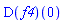 (D(f4))(0)