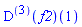 ((D@@3)(f2))(1)