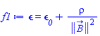 epsilon = epsilon__0+rho/Physics:-Vectors:-Norm(B_)^2