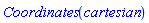 Coordinates(cartesian)